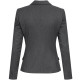 Greiff Corporate Wear BASIC Damen Business-Blazer Reverskragen Slim Fit Schurwollmix OEKO TEX® Anthrazit 38