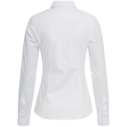 Gr&ouml;&szlig;e 32 Greiff Corporate Wear Basic Damen Bluse Lamgarm Slim Fit Kent Kragen Wei&szlig; Modell 6510