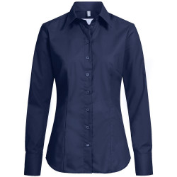 Gr&ouml;&szlig;e 32 Greiff Corporate Wear Basic Damen Bluse Langarm Regular Fit Marine Blau Modell 6515