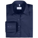 Greiff Corporate Wear BASIC Damen Business-Bluse Langarm Kentkragen Regular Fit Baumwollmix OEKO TEX® pflegeleicht Marine 40