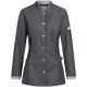 Greiff GASTRO MODA Cuisine Damen Kochjacke Bikerstyle Anthrazit L