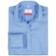 Greiff Corporate Bluse PREMIUM Damen Bügelfrei Mittelblau 38