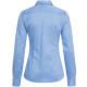 Größe 40 Greiff Corporate Wear Premium Damen Bluse Lamgarm Slim Fit Mittelblau Modell 6560 1200