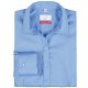Gr&ouml;&szlig;e 42 Greiff Corporate Wear Premium Damen Bluse Lamgarm Slim Fit Mittelblau Modell 6560 1200