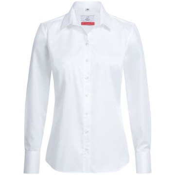 Gr&ouml;&szlig;e 50 Greiff Corporate Wear Premium Damen Bluse Lamgarm Comfort Fit Weiss Modell 6564 1207