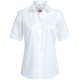 Greiff Corporate Wear PREMIUM Damen Bluse Kurzarm Kentkragen Comfort Fit Baumwollmix Stretch OEKO TEX® Bügelfrei Weiß 36