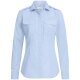 Greiff SIMPLE Damen Pilotbluse Langarm Kent Regular-Fit Hellblau 40