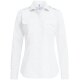Greiff SIMPLE Damen Pilotbluse Langarm Kent Regular-Fit Weiß 42