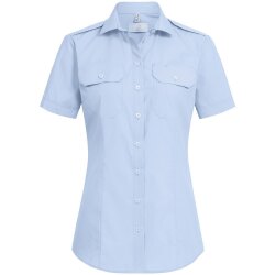 Greiff SIMPLE Damen Pilotbluse Kurzarm New-Kent Regular...