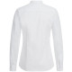 Greiff Corporate Wear BASIC Damen Bluse Langarm Stehkragen V-Ausschnitt Regular Fit Baumwollmix OEKO TEX® Pflegeleicht Weiß 38