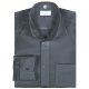 Gr&ouml;&szlig;e 35/36 Greiff Corporate Wear Basic Herren Hemd Slim Fit Langarm Anthrazit Modell 6720 1120