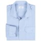 Greiff SIMPLE Herren Pilothemd Langarm New-Kent Regular Hellblau 41/42