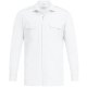 Greiff Corporate Wear SIMPLE Herren Pilothemd Langarm New-Kentkragen Regular Fit Baumwollmix OEKO TEX® Weiß 45/46
