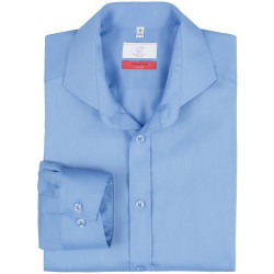 Gr&ouml;&szlig;e 39/40 Greiff Corporate Wear Premium Herren Hemd Slim Fit Langarm Mittelblau Modell 6762