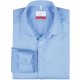 Gr&ouml;&szlig;e 43/44 Greiff Corporate Wear Premium Herren Hemd Regular Fit Langarm Mittelblau Modell 6765