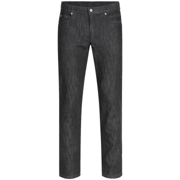 Gr&ouml;&szlig;e 46 Greiff Corporate Wear Casual Herren Jeans Hose Regular Fit Schwarz Black Denim Modell 13016 6901