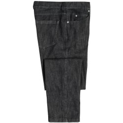 Gr&ouml;&szlig;e 110 Greiff Corporate Wear Casual Herren Jeans Hose Regular Fit Schwarz Black Denim Modell 13016 6914