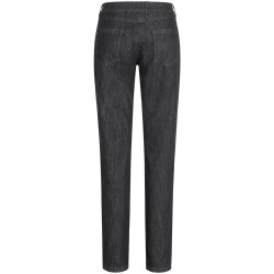 Gr&ouml;&szlig;e 52 Greiff Corporate Wear Casual Damen Jeans Hose Regular Fit Schwarz Black Denim Modell 13776 6910