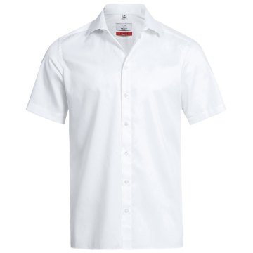 Gr&ouml;&szlig;e 45/46 Greiff Corporate Wear Premium Herren Hemd Regular Fit Kurzarm Weiss Modell 6767