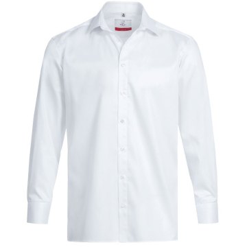 Gr&ouml;&szlig;e 47/48 Greiff Corporate Wear Premium Herren Hemd Comfort Fit Langarm Weiss Modell 6768