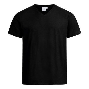 Gr&ouml;&szlig;e M Greiff Corporate Wear Herren T- Shirt V-Ausschnitt Regular Fit kurzarm Schwarz Modell 6825