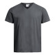Gr&ouml;&szlig;e XXL Greiff Corporate Wear Herren T- Shirt V-Ausschnitt Regular Fit kurzarm Anthrazit Modell 6828
