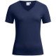 Gr&ouml;&szlig;e 3XL Greiff Corporate Wear Damen T-Shirt Regular Fit Kurzarm V-Ausschnitt Marine Dunkelblau Modell 6870