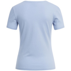Greiff Corporate Wear SHIRTS Damen T-Shirt Kurzarm V-Ausschnitt Regular Fit Baumwollmix Stretch OEKO TEX® Hellblau S
