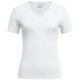 Gr&ouml;&szlig;e 3XL Greiff Corporate Wear Damen T-Shirt Regular Fit Kurzarm V-Ausschnitt Weiss Modell 6870