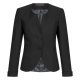 Greiff Corporate Wear SIMPLE Damen Blazer Rundhals Schößchen Regular Fit Polyester OEKO TEX® Schwarz 32