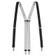 Greiff GASTRO Accessoires Hosenträger SLIMLINE 2,5cm Schwarz