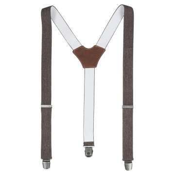 Greiff GASTRO Accessoires Hosenträger 3,5cm Braun Denim