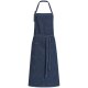 Greiff GASTRO MODA Service Latzschürze 100x80 Denim Dunkelblau