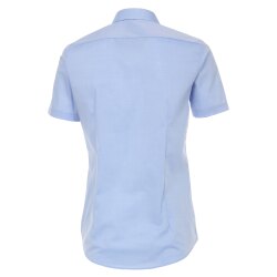 VENTI Herren Businesshemd Kurzarm Kent Body-Fit Hellblau