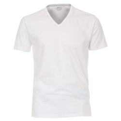 VENTI Herren T-Shirt Kurzarm V-Ausschnitt Modern-Fit...