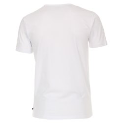 VENTI Herren T-Shirt Kurzarm V-Ausschnitt Modern-Fit Doppelpack Weiß XL