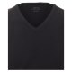 VENTI Herren T-Shirt Kurzarm V-Ausschnitt Modern-Fit Doppelpack Schwarz M