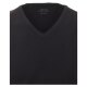 VENTI Herren T-Shirt Kurzarm V-Ausschnitt Modern-Fit Doppelpack Schwarz L