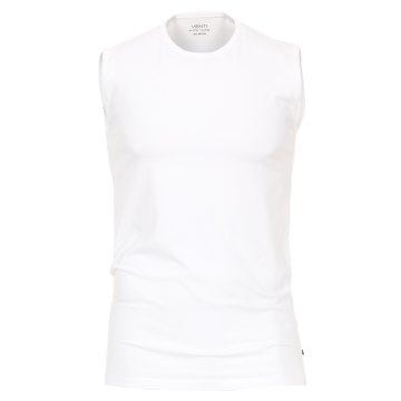 VENTI Herren Tanktop Ärmellos Rundhals Modern-Fit Doppelpack Weiß XL