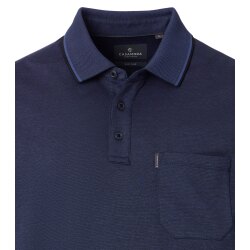 CASAMODA Herren Poloshirt Kurzarm Regular Piqué Dunkelblau M