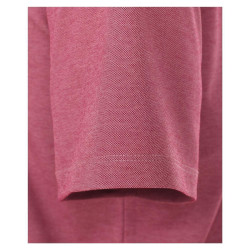 Größe 6XL Casamoda Sport Polo Shirt Dunkelrot Kurzarm Normal Geschnitten Kragen mit 3-Knopf Ausschnitt 55% Baumwolle, 45% Polyester
