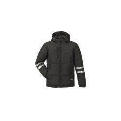 PLANAM Craft Jacke OUTDOOR Kapuze AC-beschichtet Schwarz