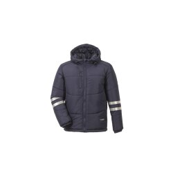 PLANAM Craft Jacke OUTDOOR Kapuze AC-beschichtet Marine