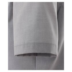 VENTI Herren Businesshemd Kurzarm Kent Modern-Fit Silber