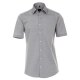 VENTI Herren Businesshemd Kurzarm Kent Modern-Fit Silber