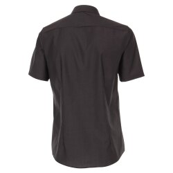 VENTI Herren Businesshemd Kurzarm Kent Modern-Fit Anthrazit