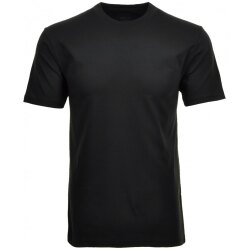 RAGMAN Herren T-Shirt Doppelpack Kurzarm Rundhals Schwarz