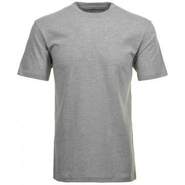 RAGMAN Herren T-Shirt Doppelpack Kurzarm Rundhals Hellgrau