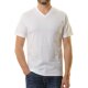 RAGMAN Herren T-Shirt Doppelpack LONG&TALL V-Neck Regular Weiß