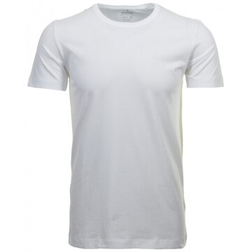 RAGMAN Herren T-Shirt Doppelpack Rundhals Body-Fit Jersey Weiß